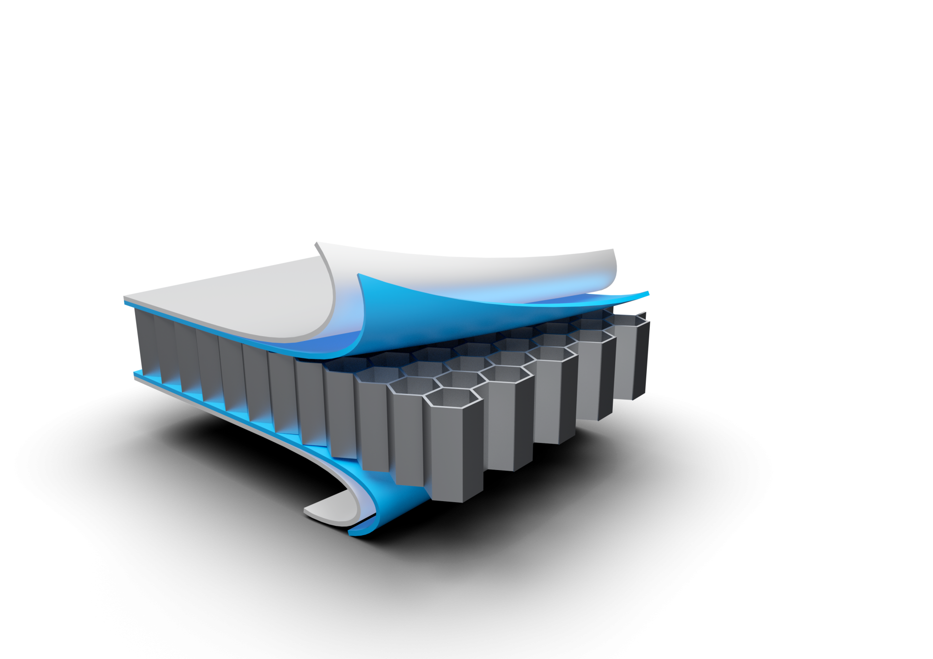 Illustration showing the inner structure of an individual blade from the BYD Blade Battery